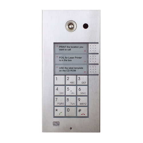 2N Helios IP Vario VOIP Door Phone 3 Button 9137131CKU - Click Image to Close