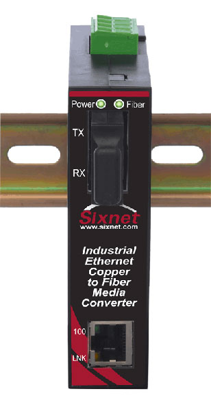 SIXNET DIN Rail Ethernet to Fiber Converter ( SL-2ES-3STL )