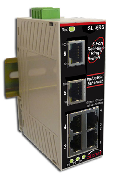 SIXNET DIN Rail Ethernet Switch ( SLX-6RS-4ST-D1 )