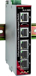 SIXNET DIN Rail Ethernet Managed Switch ( SLX-5MS-5SCL )