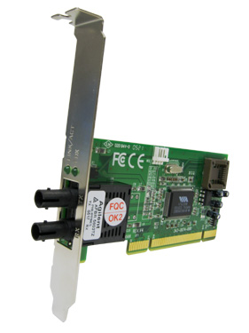 TRANSITION NETWORKS Fiber Optic Gigabit Ethernet Card N-GSX-LC- - Click Image to Close